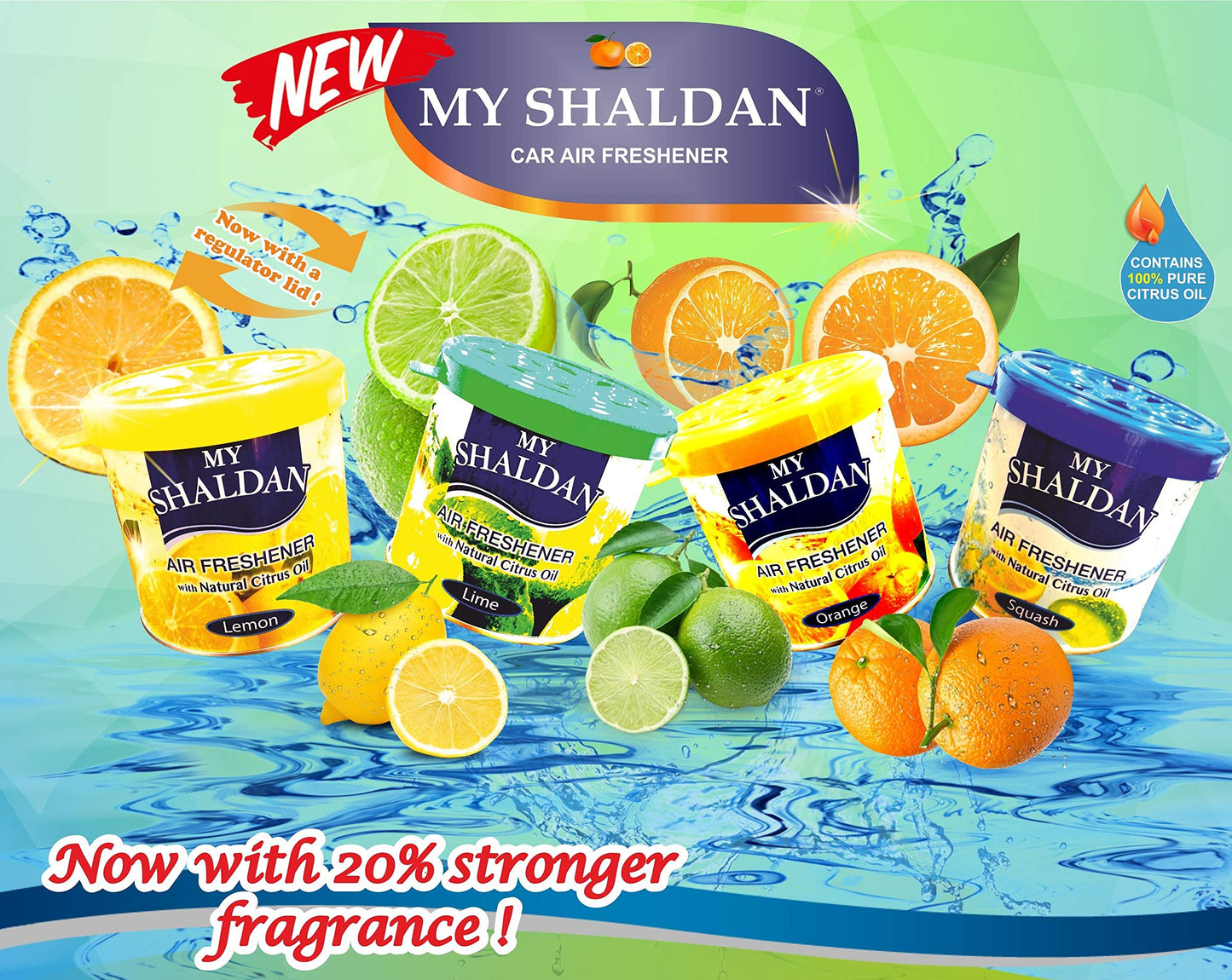My Shaldan Squash Gel Car/Home Air Freshener (80 gms)