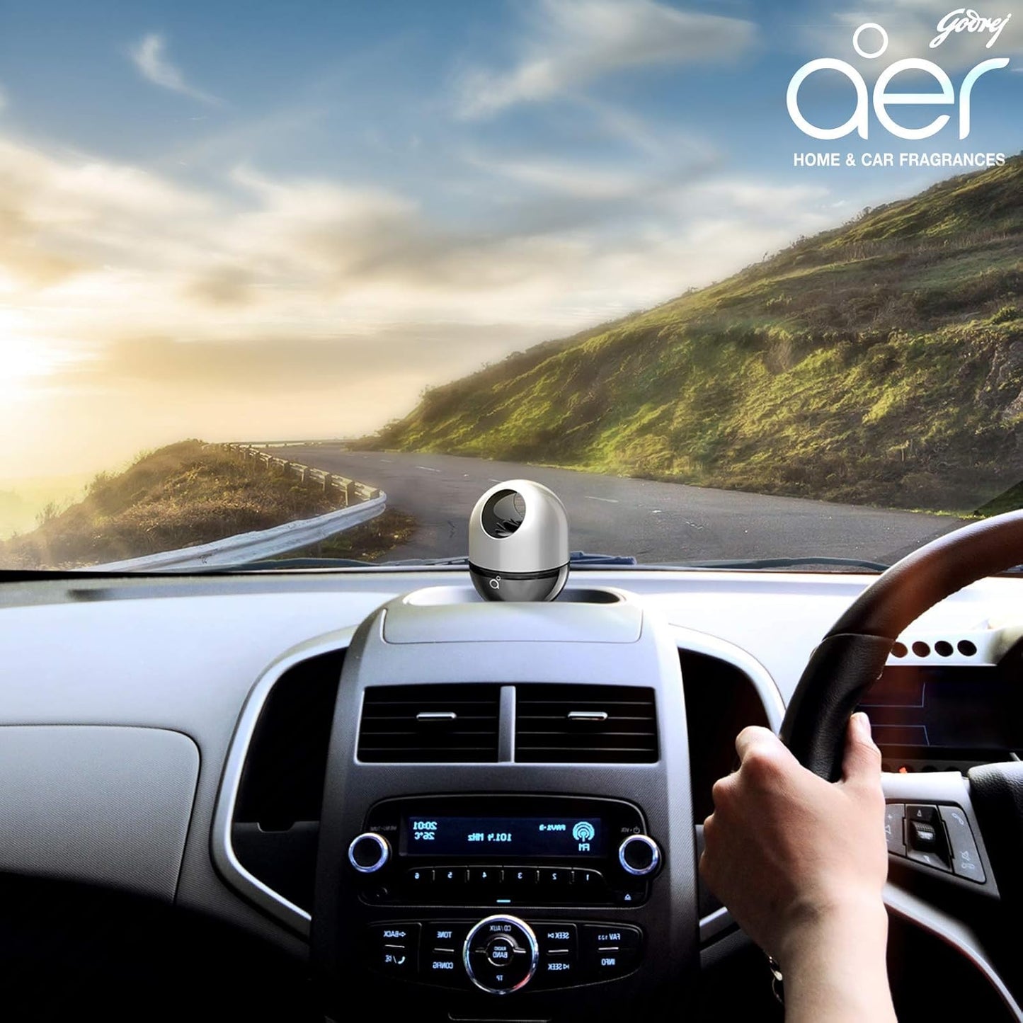 Godrej Aer Twist Car/Home Gel Musk After Smoke (45 g)