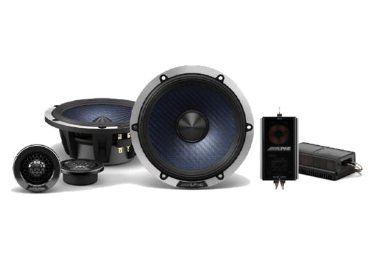 Alpine DP-65C 6.5" DP Series Component Speakers (50W RMS 240W Peak)