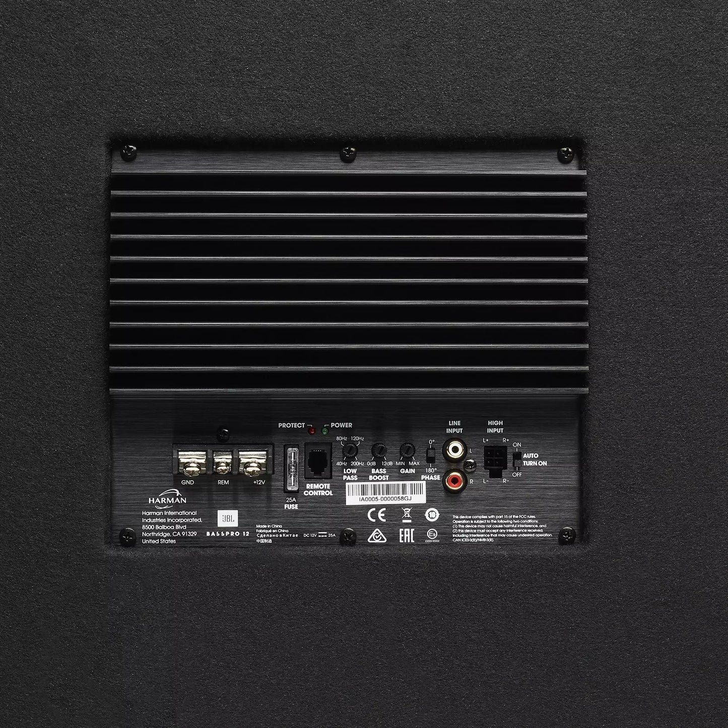JBL BASSPRO12 12" Active Ported Bassbox (150W RMS 450W Peak)