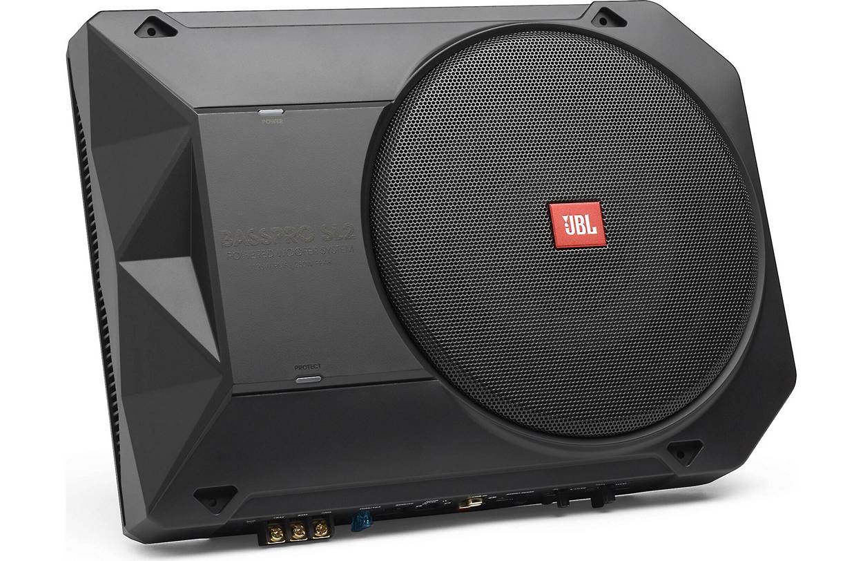 JBL Basspro SL2 8" Class D Compact Underseat Subwoofer w/ Bass Controller (125W RMS)