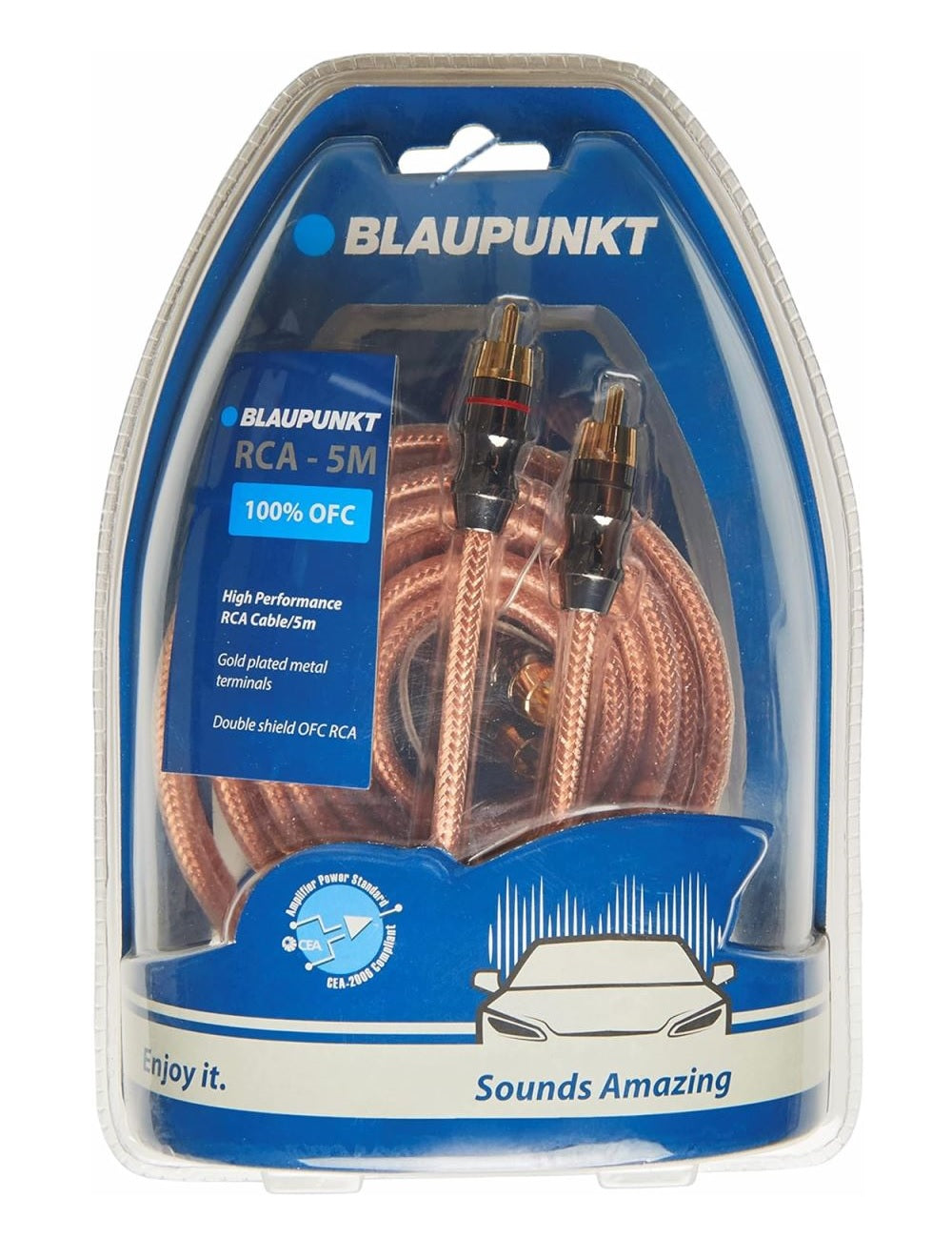 Blaupunkt BP-RCA-5M HE 5 Mtr OFC RCA Cable