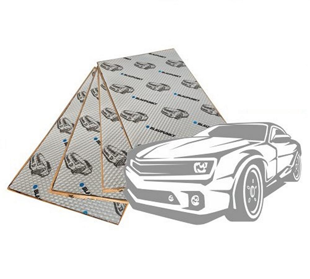 Blaupunkt Damp 2000 2mm Car Damping Sheets (Pack of 10)