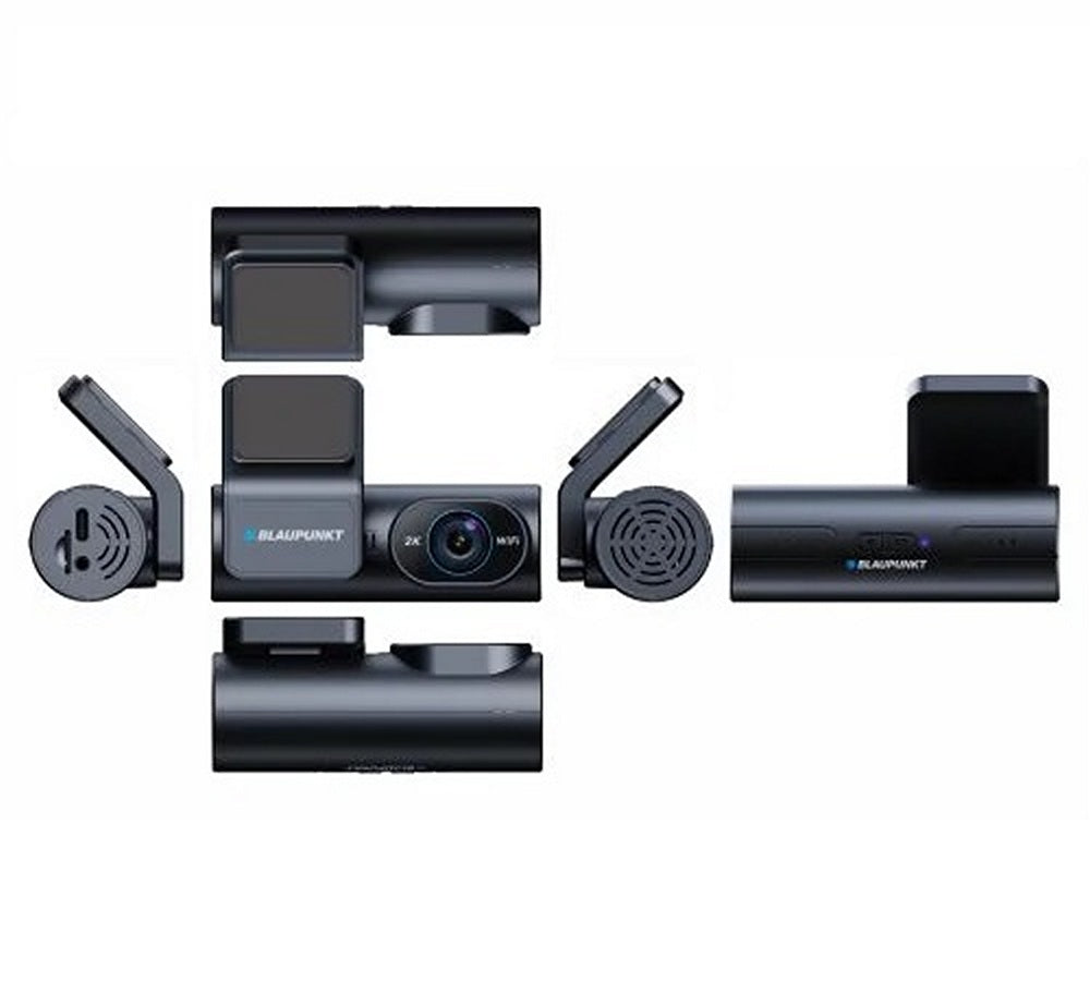 Blaupunkt DC 5050 WIFI DASHCAM/DVR G-Sensor, (BIS) certified 2K (Front) 1080P (Rear), Dual Camera, Hardwire Kit Included