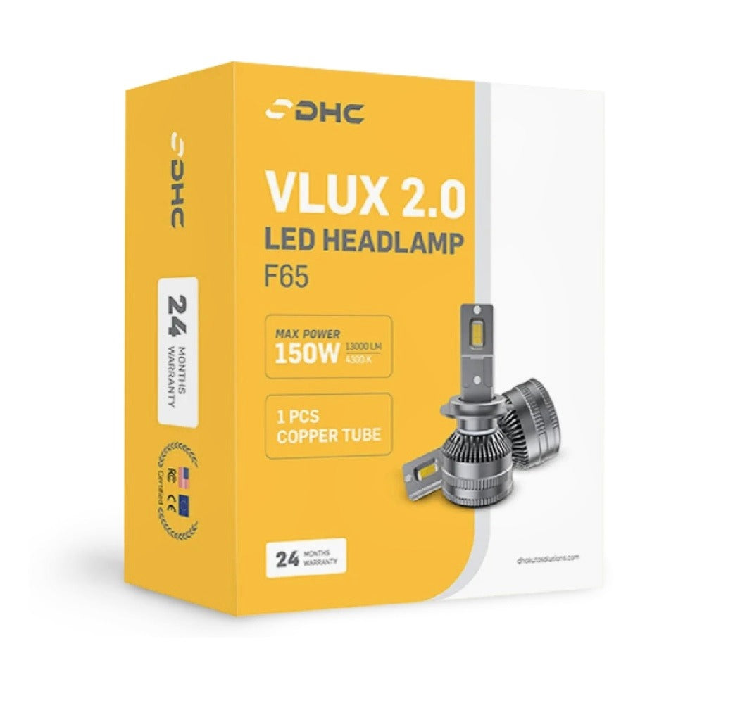 DHC VLUX 2.0 F65 150W Auto LED Bulbs/Lamps 4300K