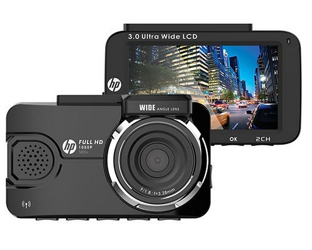 HP F450X DASHCAM/DVR WIFI, G-Sensor, GPS, ADAS, Super Capacitor, FULL HD 1080P