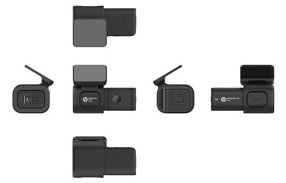 HP F490W DASHCAM/DVR WIFI, G-Sensor, SUPER HD 1296P
