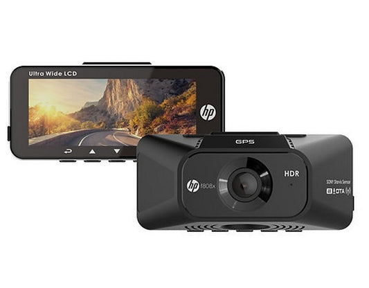 HP F808X DASHCAM/DVR WIFI, G-Sensor, GPS, ADAS, Super Capacitor, 4K Ultra HD, HDR