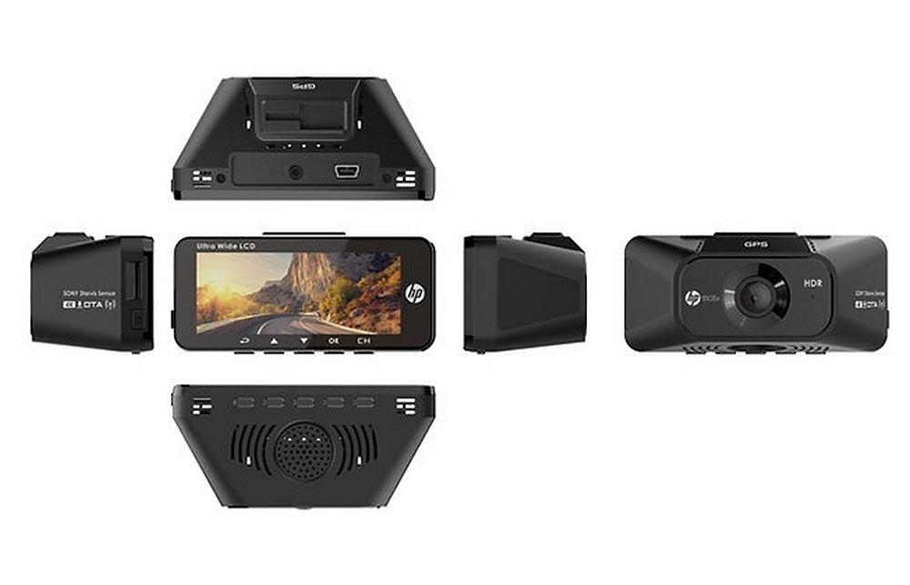 HP F808X DASHCAM/DVR WIFI, G-Sensor, GPS, ADAS, Super Capacitor, 4K Ultra HD, HDR