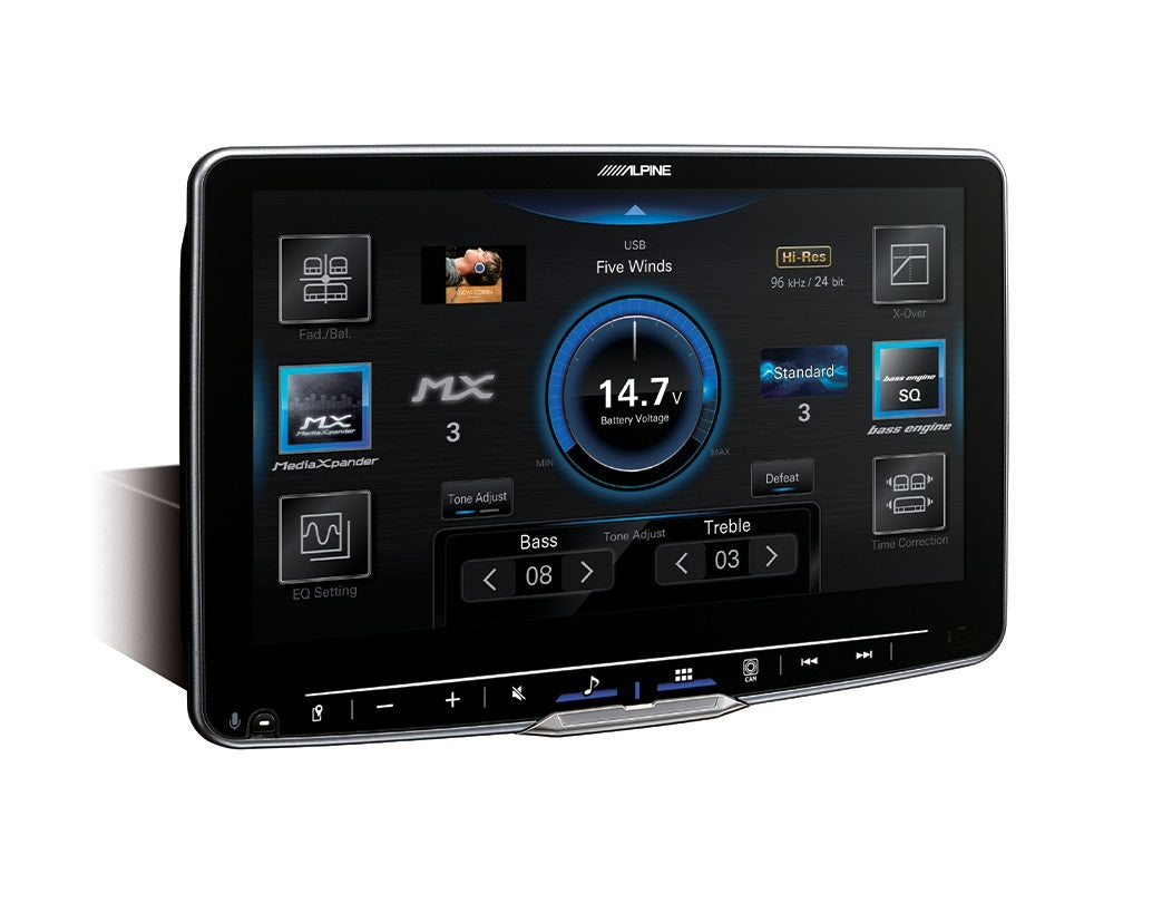 Alpine iLX-F507E 7" Floating Style Digital Media Receiver