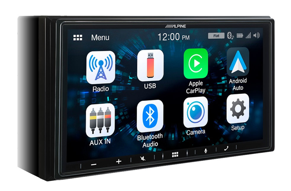 7 Receiver with Apple CarPlay, Android Auto, and Camera Combo