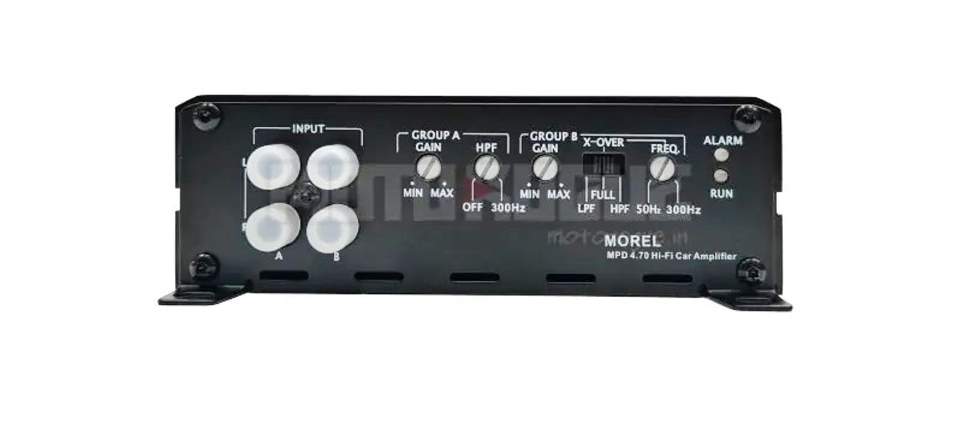 Morel MPD 4.70 Class D 4/3/2 Channel Digital Amplifier (RMS: 70W*4 (4Ω) 100W*4 (2Ω))