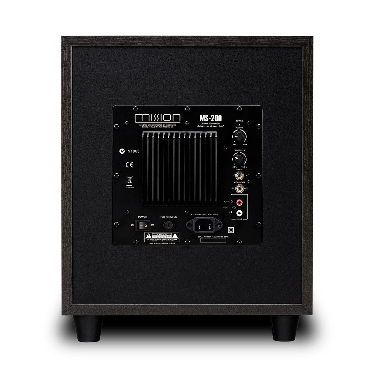 Mission MS-200 SUB 10" Active Bassbox (120W)