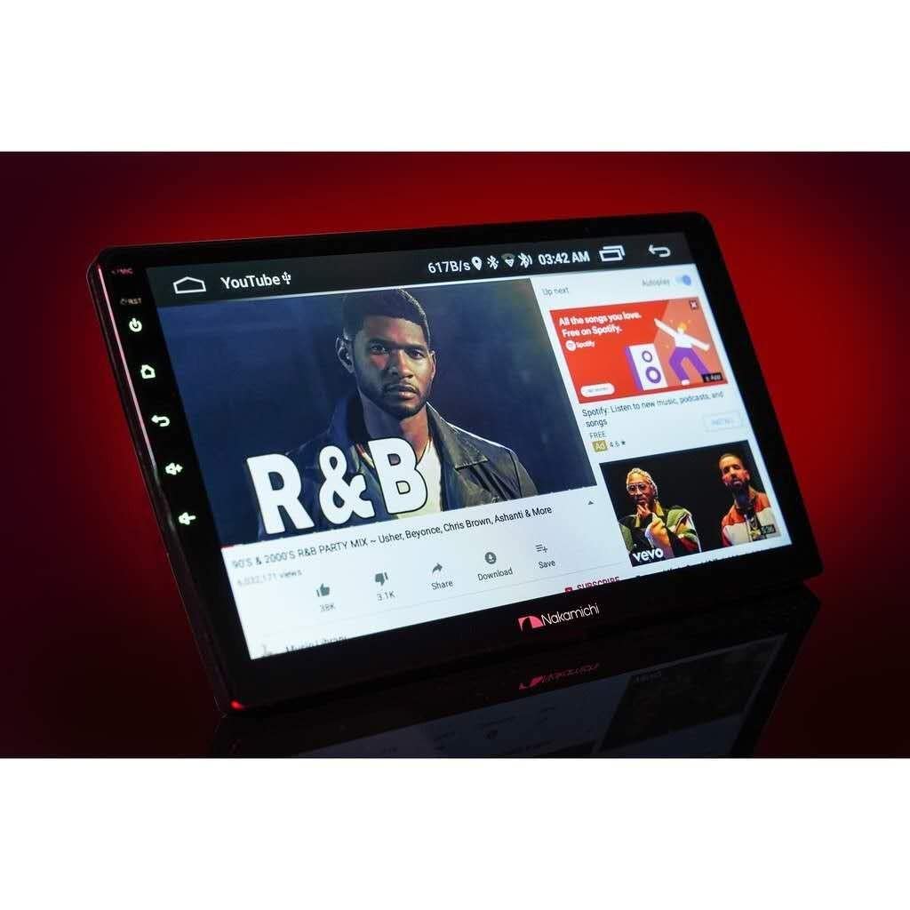 NAKAMICHI NAM 5630 A9Z Digital Multimedia Receiver w/ Wireless Apple CarPlay/Android Auto, 4G Sim & 360 View Camera Support