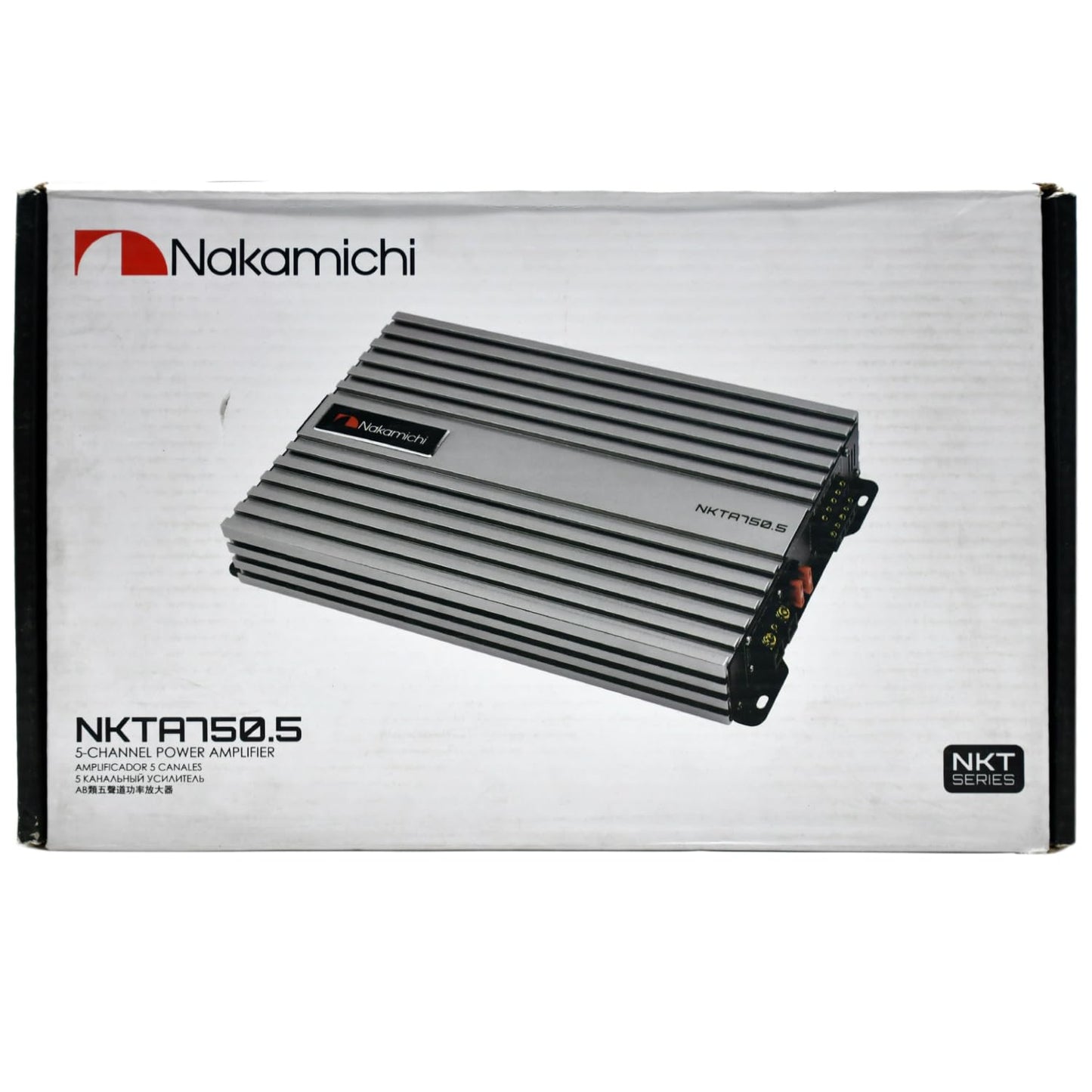 NAKAMICHI NKTA750.5 5 Channel Amplifier (RMS: 65W*4 + 350W*1 (4Ω) 90W*4 + 500W*1 (2 Ω))