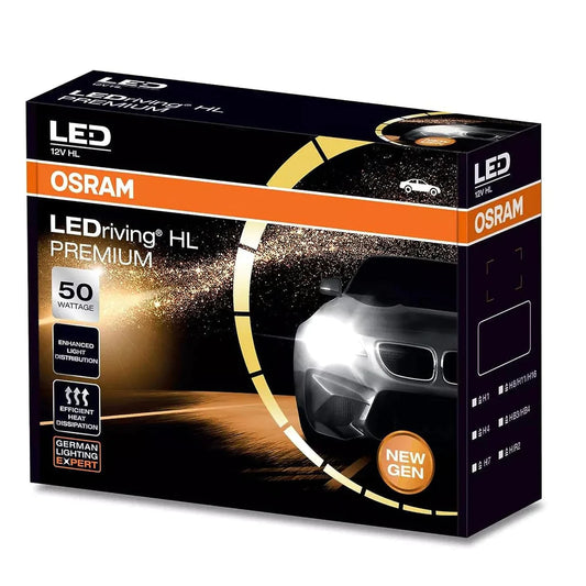 OSRAM LEDriving HL Premium 100W Auto LED Bulbs/Lamps (4200K & 6000K)
