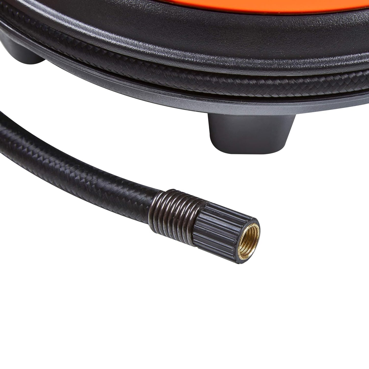 Osram OTI200 TYREInflate 200 Compact & Portable Car & Bike Tyre Inflator | 12V DC, 120W, 100% Copper Motor | Analog Gauge with Preset & Auto Cut-Off | Windup Cable | Black