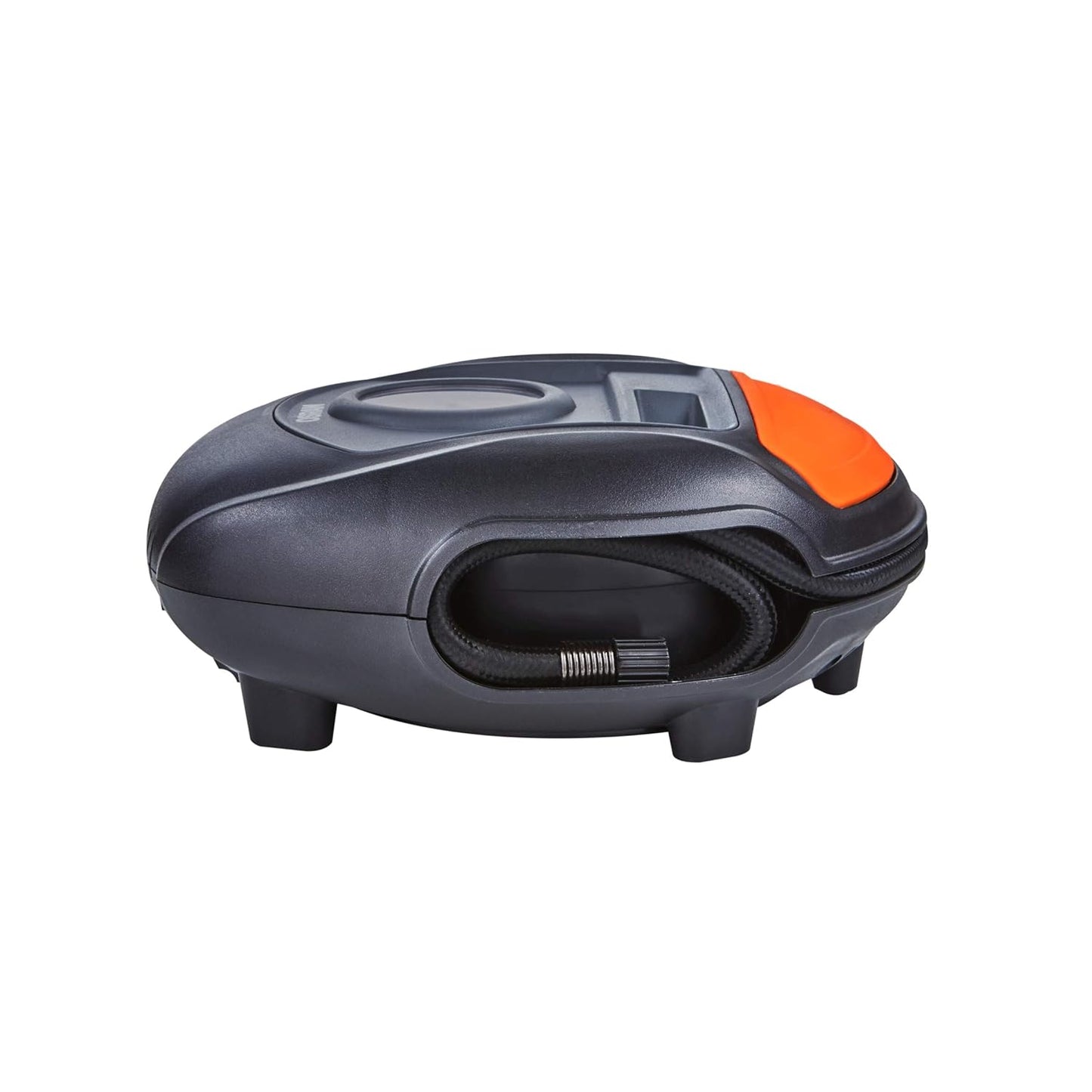 Osram OTI200 TYREInflate 200 Compact & Portable Car & Bike Tyre Inflator | 12V DC, 120W, 100% Copper Motor | Analog Gauge with Preset & Auto Cut-Off | Windup Cable | Black