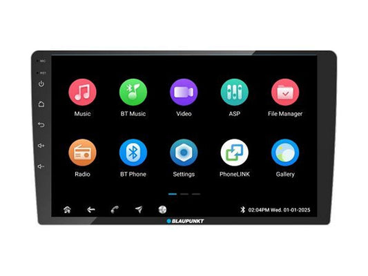 Blaupunkt Palm Bay 1000 Android Multimedia Car Audio Player | Octa Core 2 Ghz Processor | Wireless Android Auto & Car Play | 360 Degree Camera Support