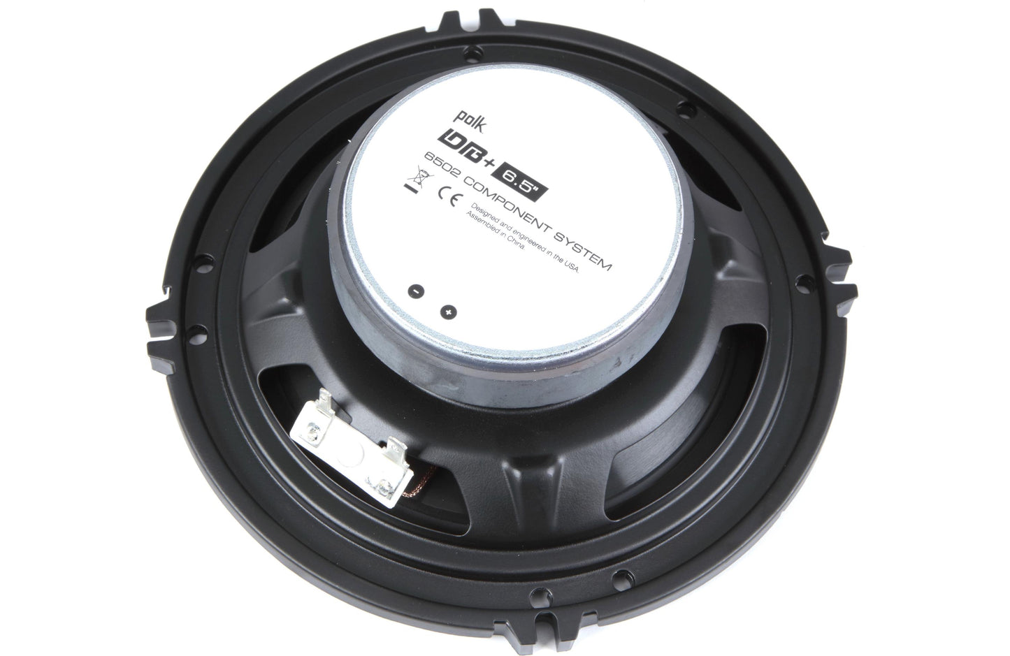 POLK Audio DB6502 6.5" DB+ Component Speakers Marine Certified (100W RMS 300W Peak)