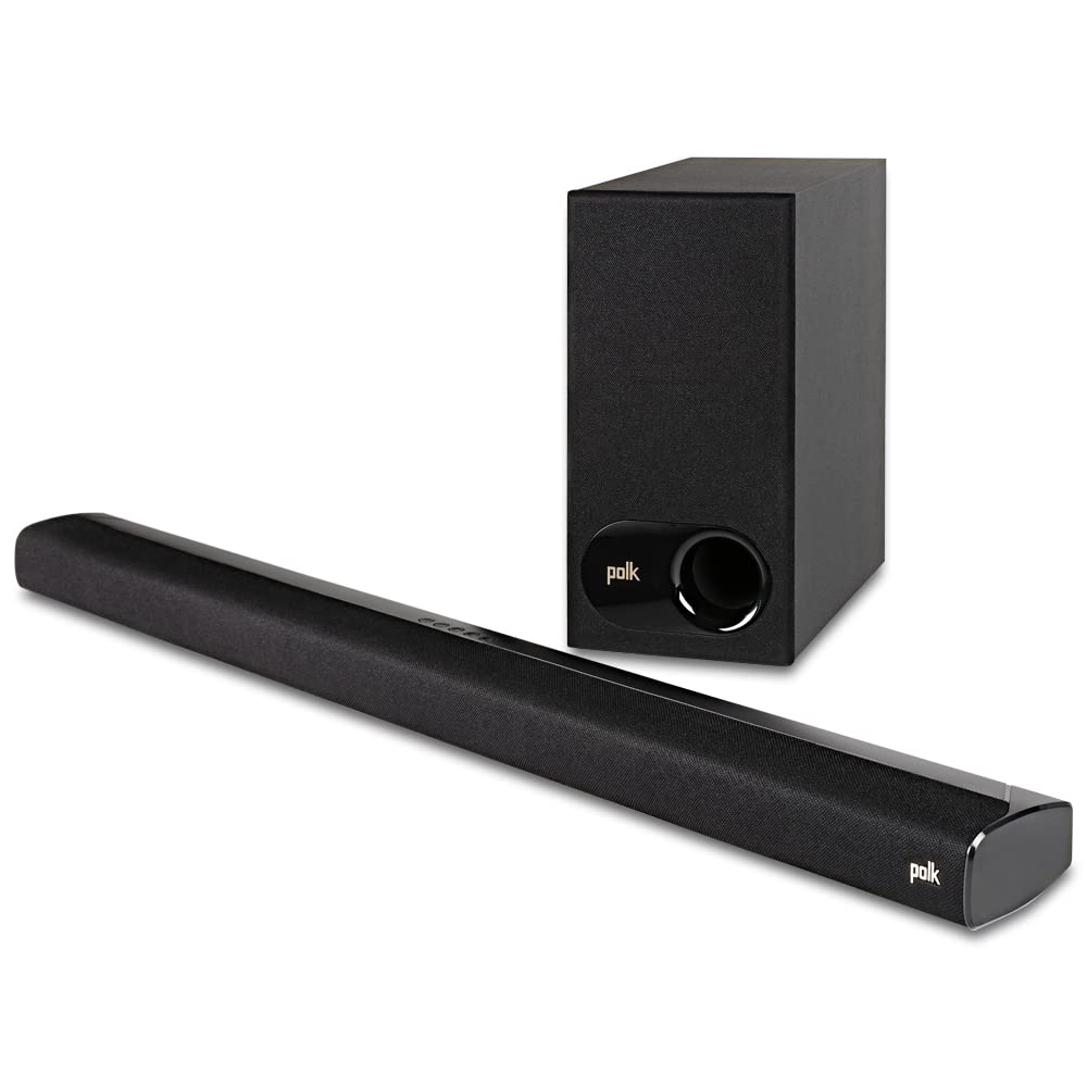 Polk Audio Signa S2 2.1 Universal TV Sound Bar and Wireless Subwoofer System (120W)