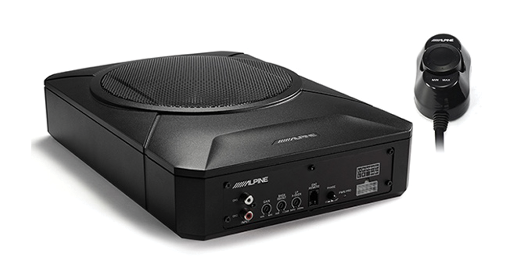 Alpine PWE-S800 8" Compact Underseat Subwoofer (120W RMS 240W Peak)