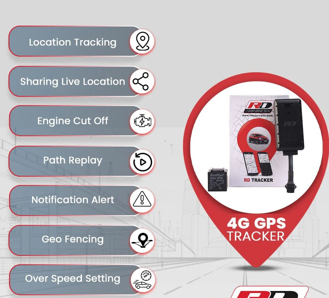 RD Overseas Car GPS Tracker