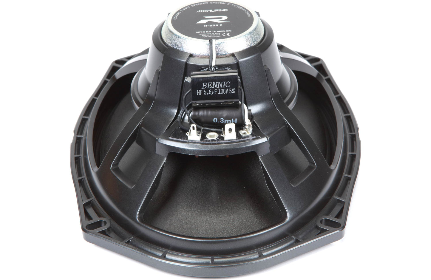 Alpine R-S69.2 R-Series 6*9" Coaxial Speakers (100W RMS 300W Peak)