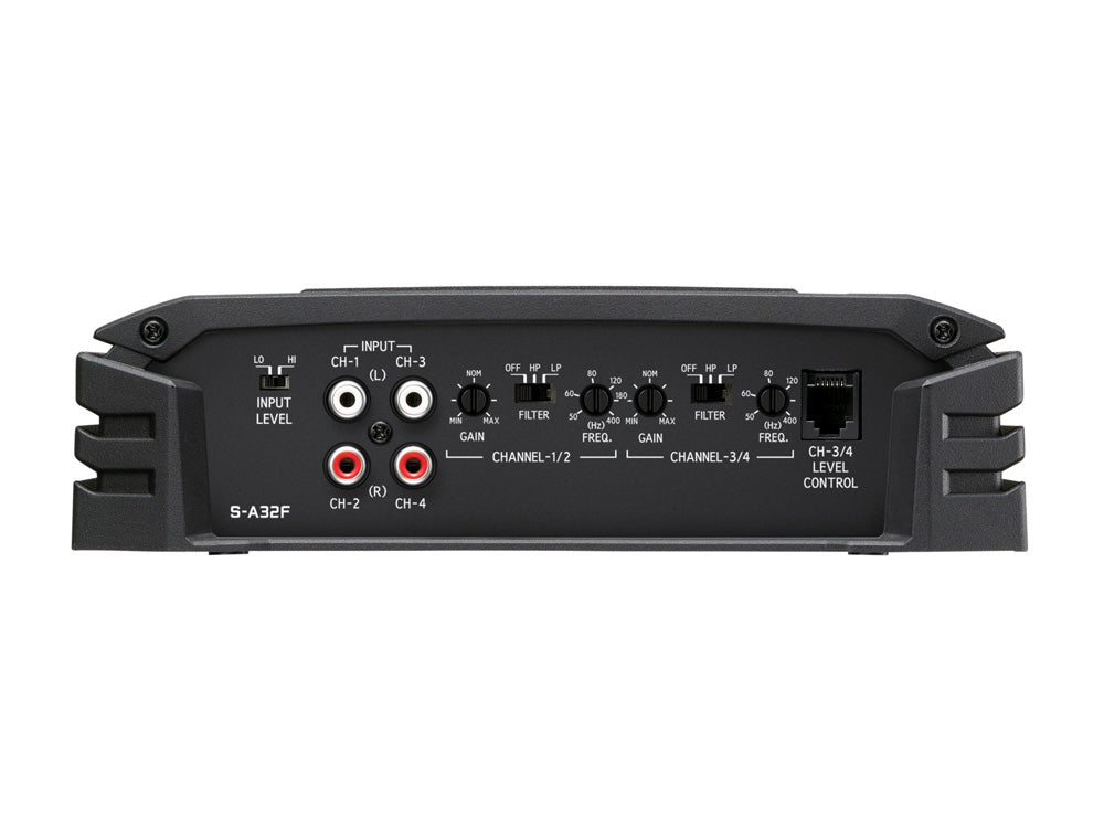 Alpine S-A32F S-Series 4/3/2 Channel Class D Amplifier (RMS: 55W*4 (4Ω) 80W*4 (2Ω))