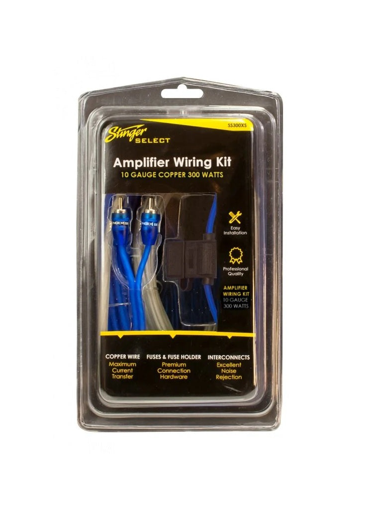 Stinger SS300XS 10 AWG OFC Amplifier Wiring Kit (300W)