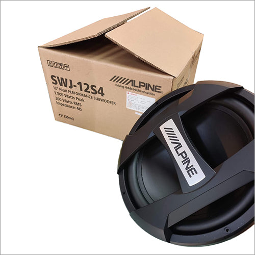Alpine SWJ-12S4 J-Series 12" Subwoofer (250W RMS 750W Peak)