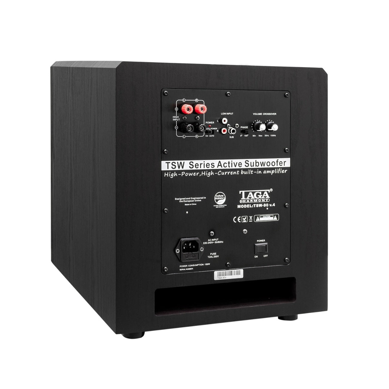 Taga Harmony TSW-90 v4 10" Active/Powered Bassbox (95W RMS)