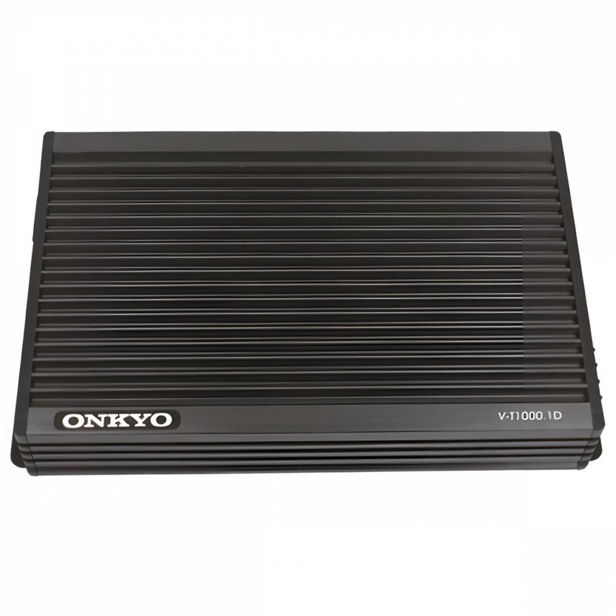 Onkyo V-T1000.1D Mono Amplifier w/ External Bass Controller (RMS: 400W (4Ω) 600W (2Ω) 1000W (1Ω))