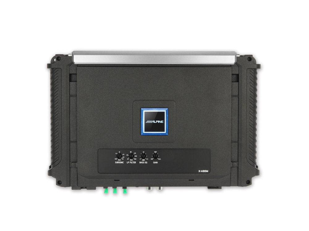 Alpine X-A90M X-Series Class D High Power Mono Digital Amplifier (RMS: 600W (4Ω) 900W (2Ω) 1800W Peak)