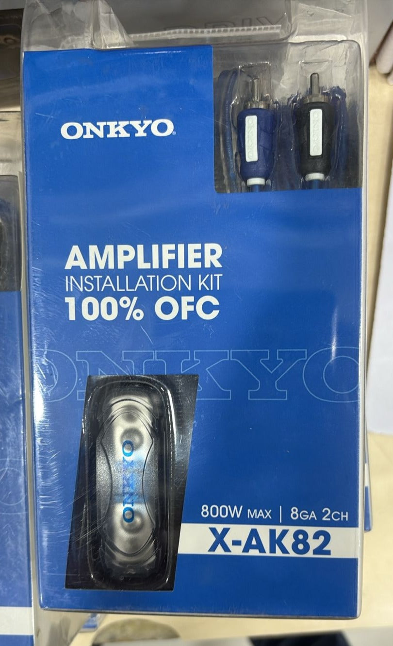 Onkyo X-AK82 8GA OFC Mono/2 Channel 800 Watts Amplifier Wiring Kit