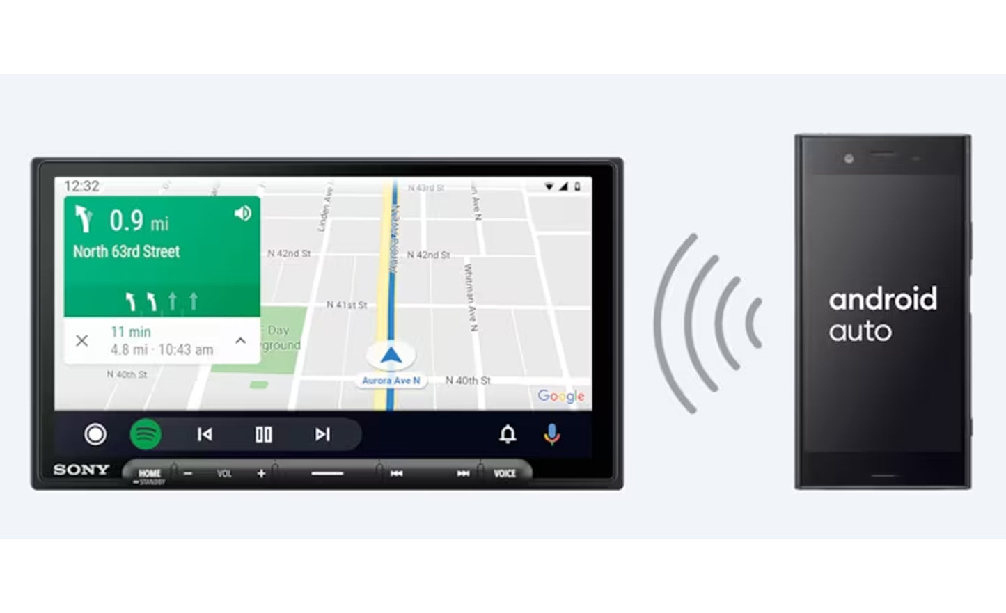 Sony XAV-AX6000 7" Digital Multimedia Receiver w/ HDMI,Wireless Android Auto & Wireless Car Play