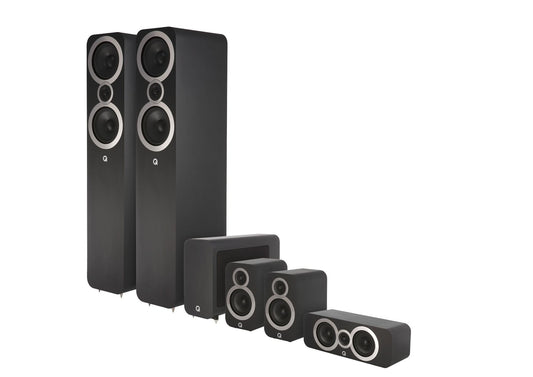 Q Acoustics 3050i 5.1 Home Cinema Speaker Package (Carbon Black)