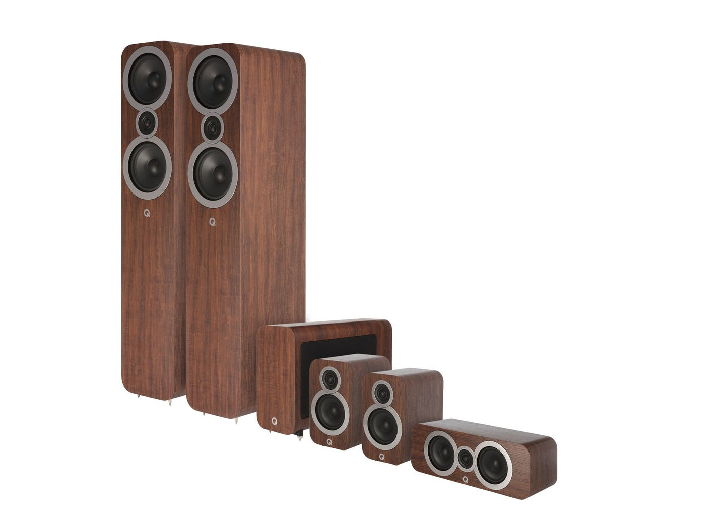 Q Acoustics 3050i 5.1 Home Cinema Speaker Package (Carbon Black)