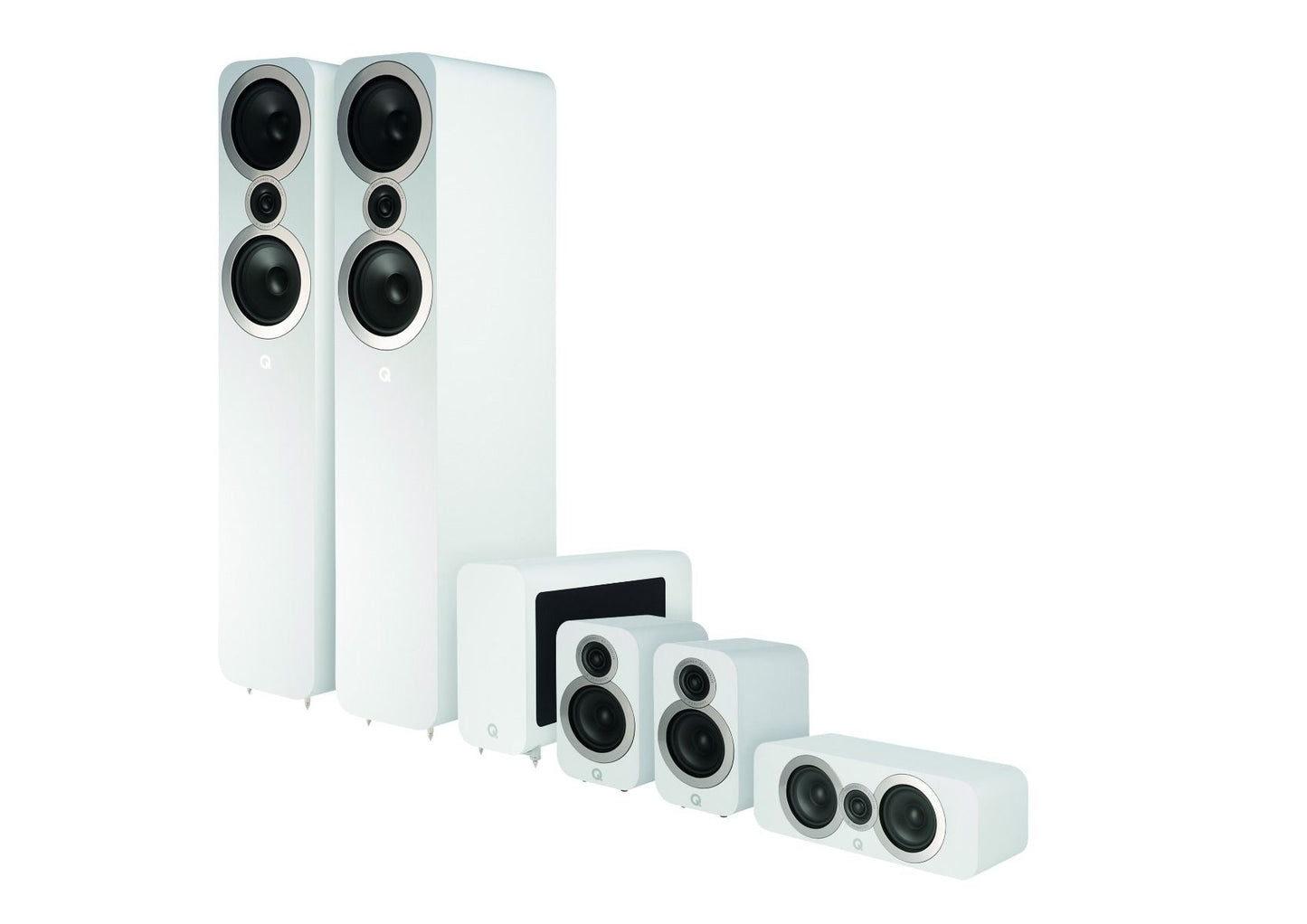 Q Acoustics 3050i 5.1 Home Cinema Speaker Package (Carbon Black)