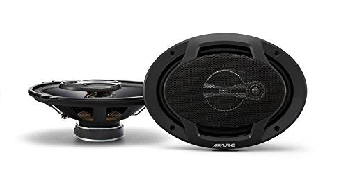 Alpine SPJ-691C3 6x9" 3-Way Coaxial Speakers (60W RMS 400W Peak)