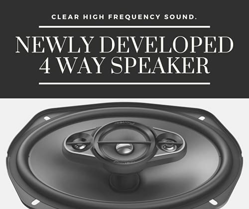 Pioneer TS-A941FH 6x9" 4-Way Coaxial Speakers (100W RMS 650W Peak)