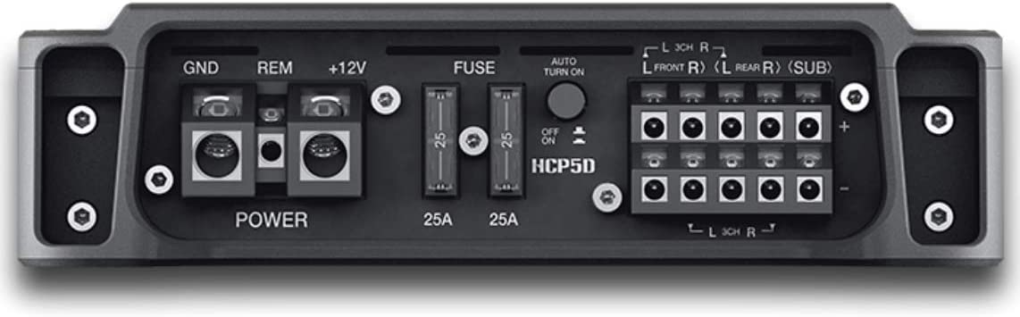 Hertz HCP5D 5 Channel Class D Amplifier (RMS: 55W*4 + 160W*1 (4Ω) 90W*4 + 280W*1 (2 Ω))