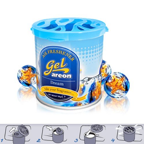 Areon Dream Gel Car/Home Air Freshener (80 gms)