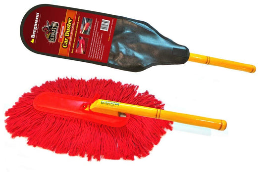 Bergmann Gladiator Platinum 2 Car Duster (with wax-baked cotton strands and wooden handle)
