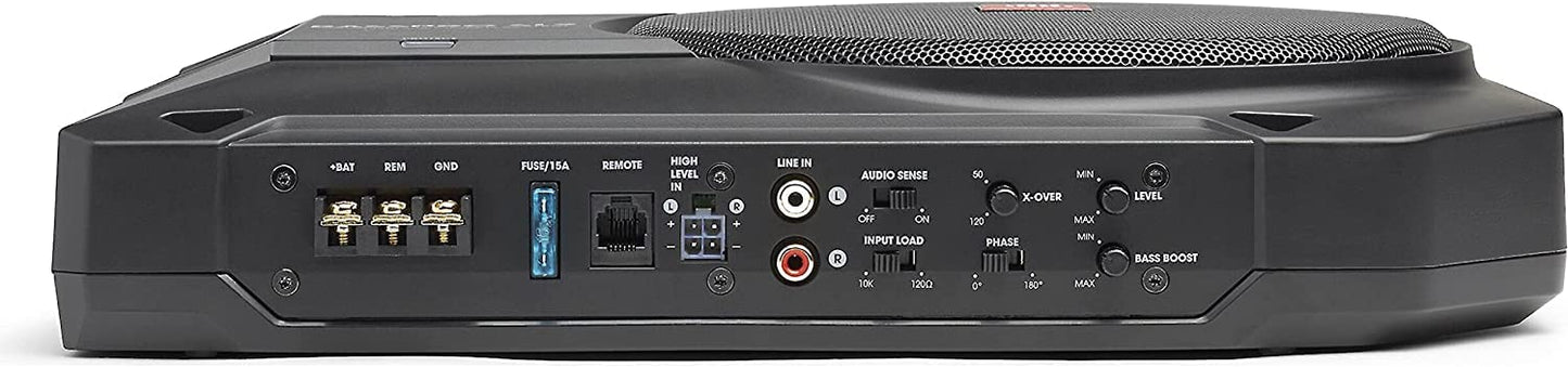 JBL BassPro SL cm 20.32 cm (8-inch) 125W RMS Powered Under-Seat Compact Subwoofer Enclosure System (Black)