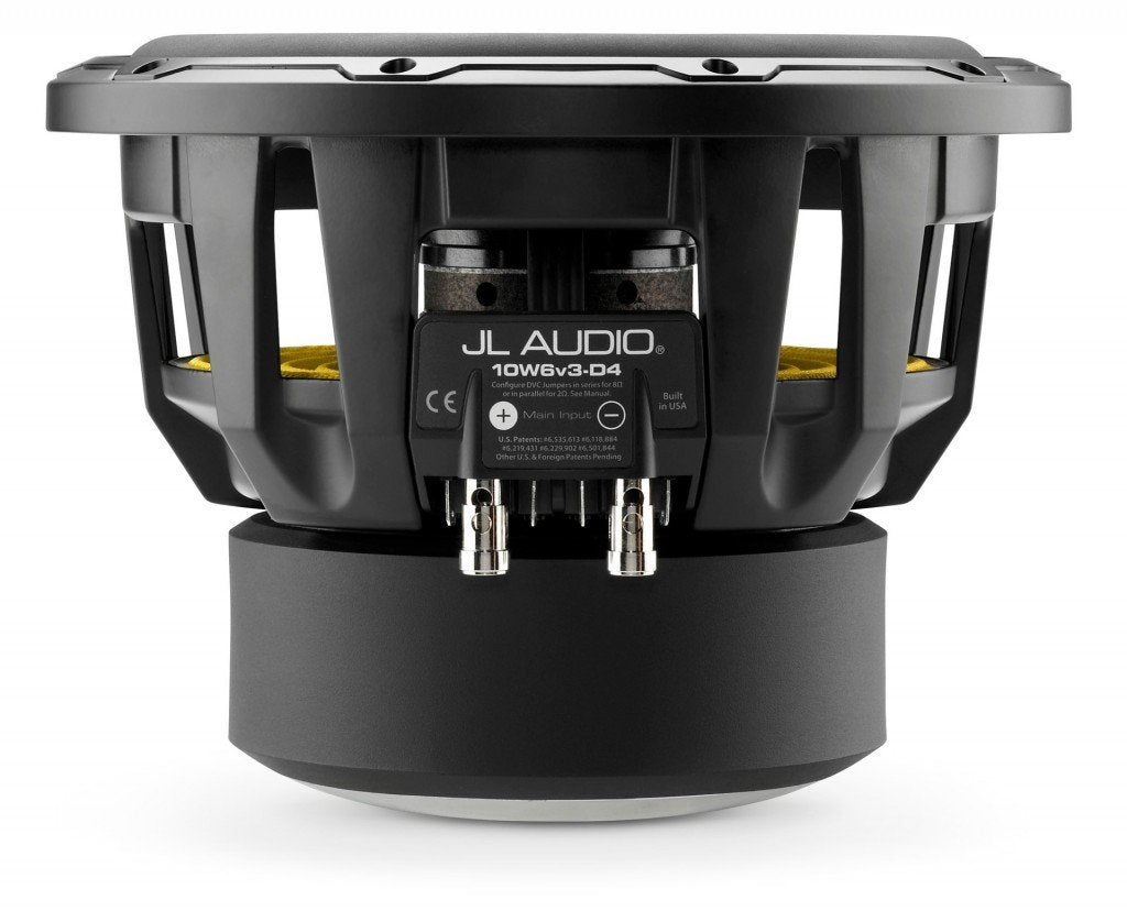 JL Audio 10W6V3-D4 10" DVC Subwoofer (600W RMS)
