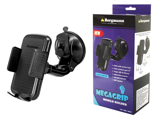 Bergmann MegaGrip Mobile Holder for Car Windshield & Dashboard