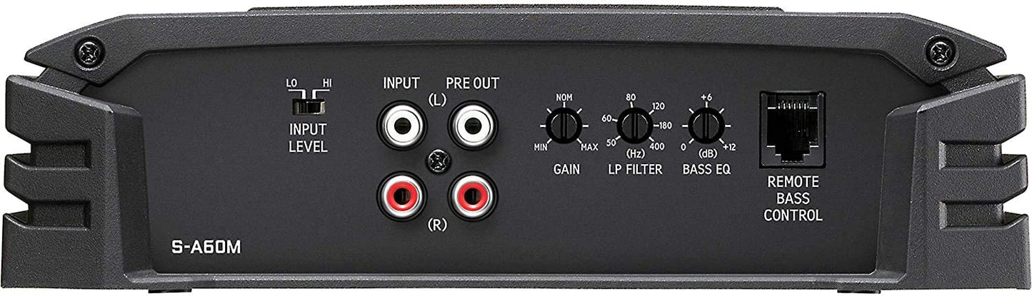 Alpine S2-A60M S2 Series Class D Mono Amplifier (RMS: 330W (4Ω) 600W (2Ω))
