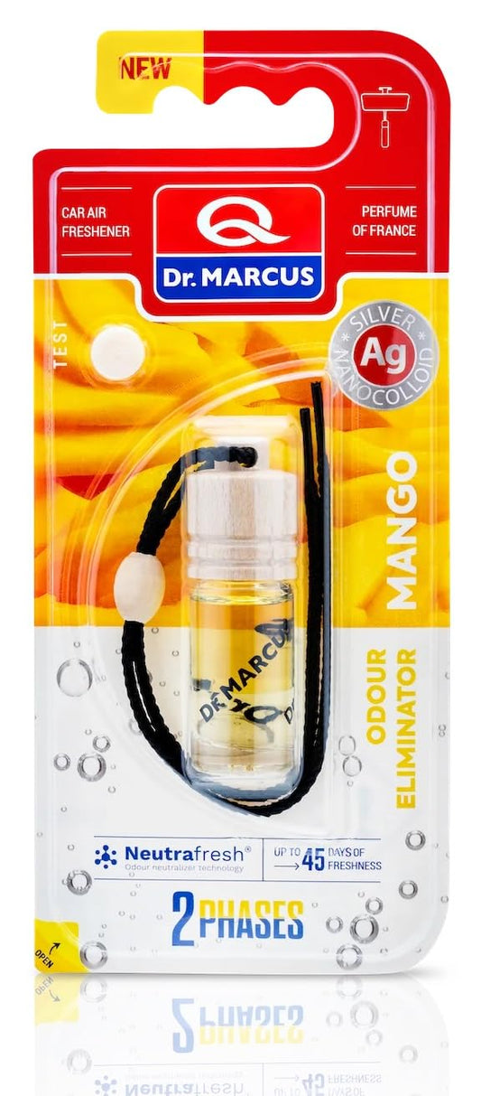 Dr. Marcus 2Phases 2in1 Car Air Freshener & Deordorizer Liquid Bottle (Mango)