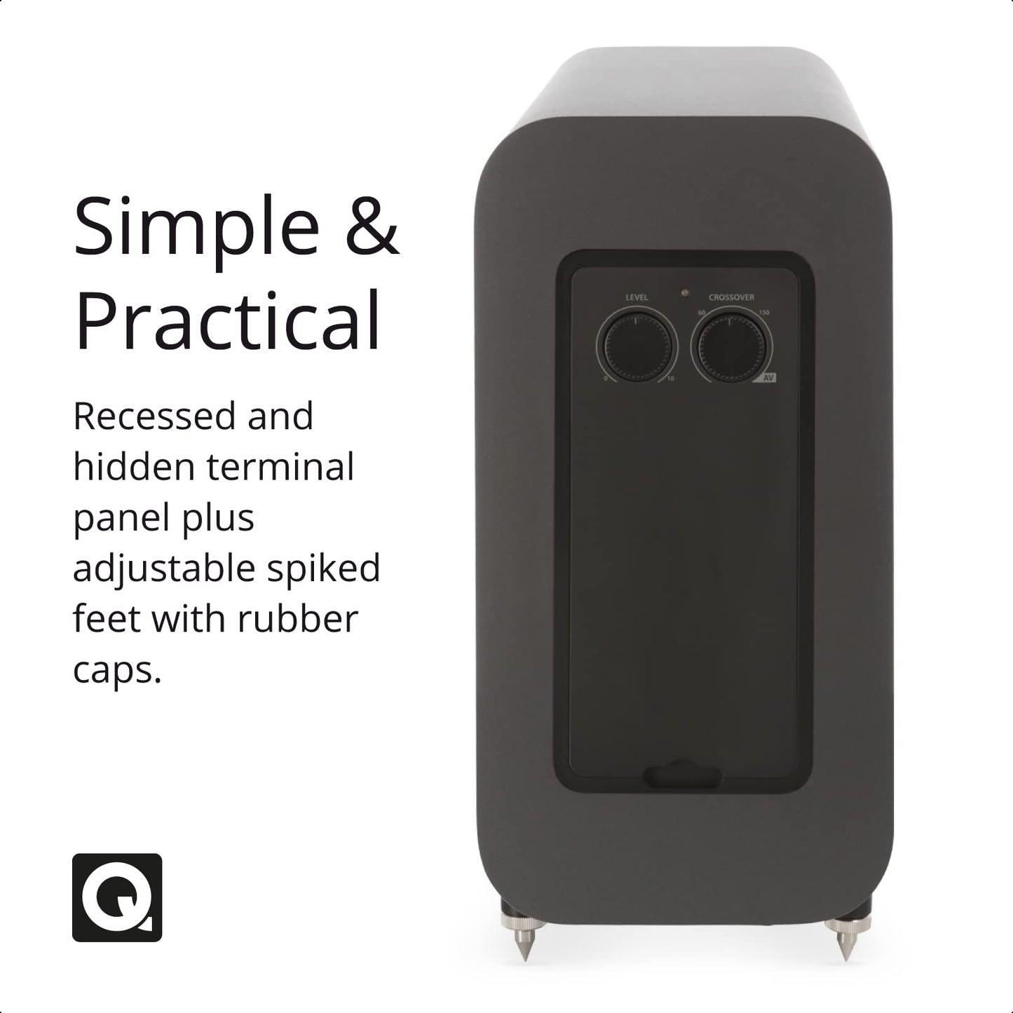 Q Acoustics 3060S Class D Active/Powered Bassbox (150W RMS)